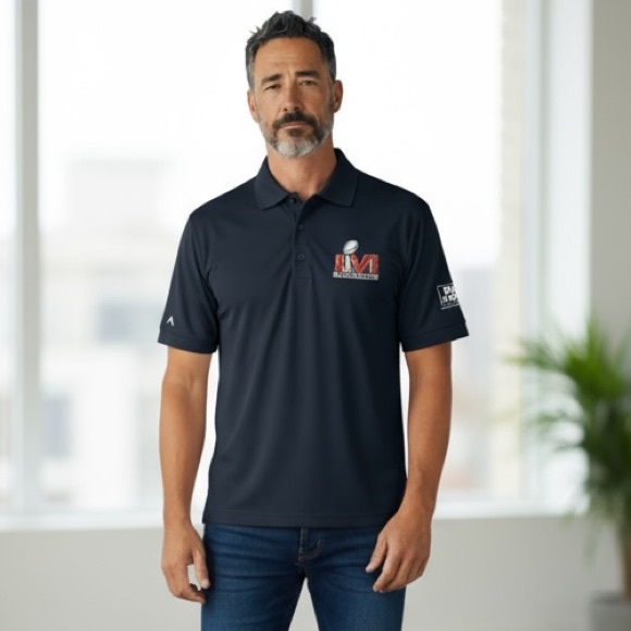 Antigua Legacy Pique Super Bowl LVI Bud Light Official Beer Sponsor Tribute Polo - Picture 1 of 10